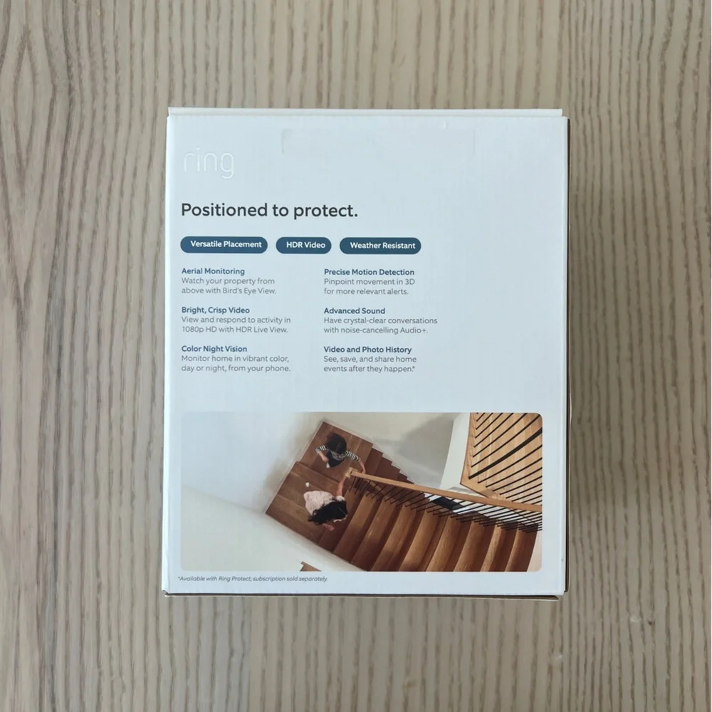 Ring Stick Up Cam Pro Plug-In - Open Box, Unused